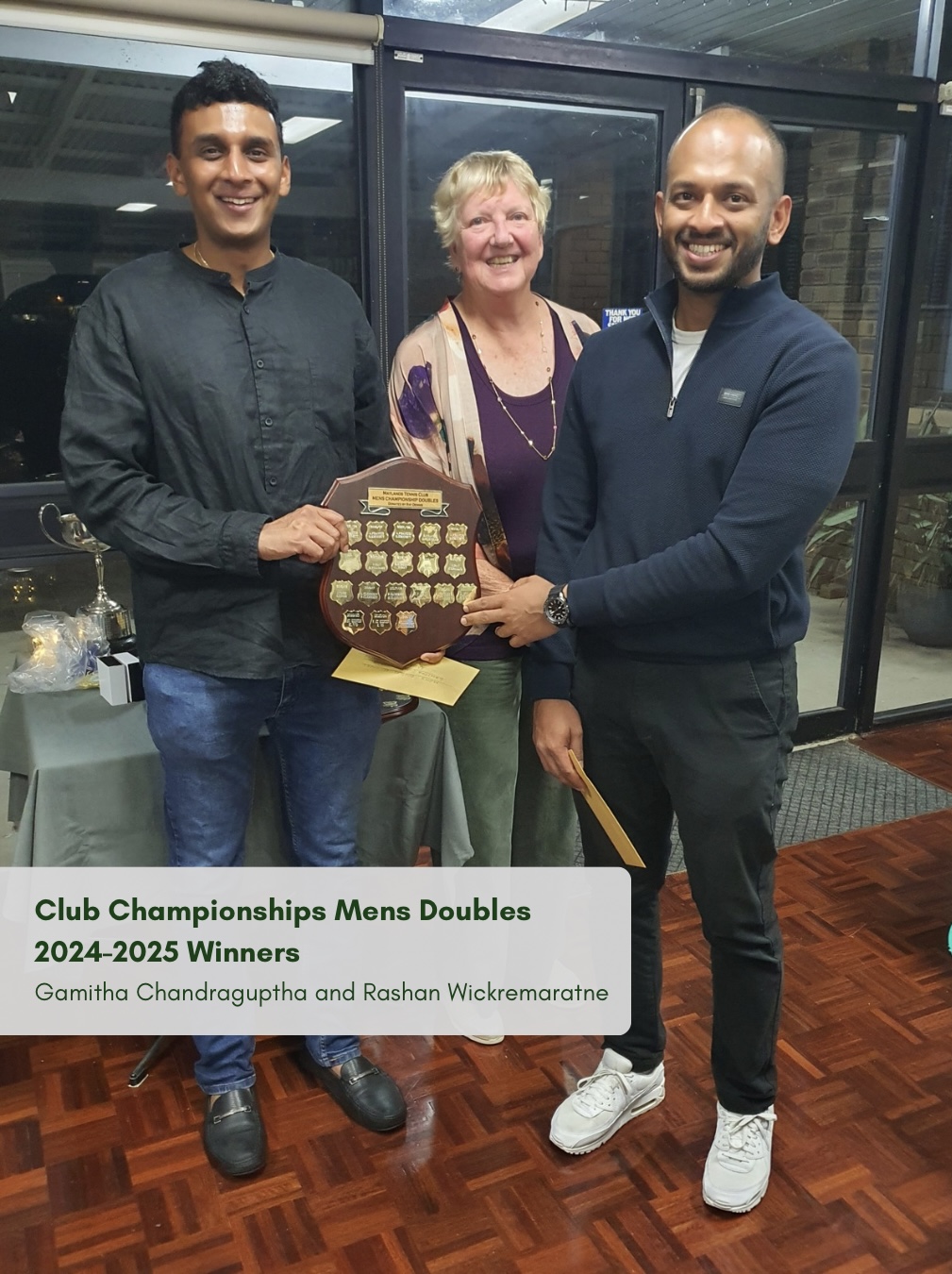Mens Doubles Winners