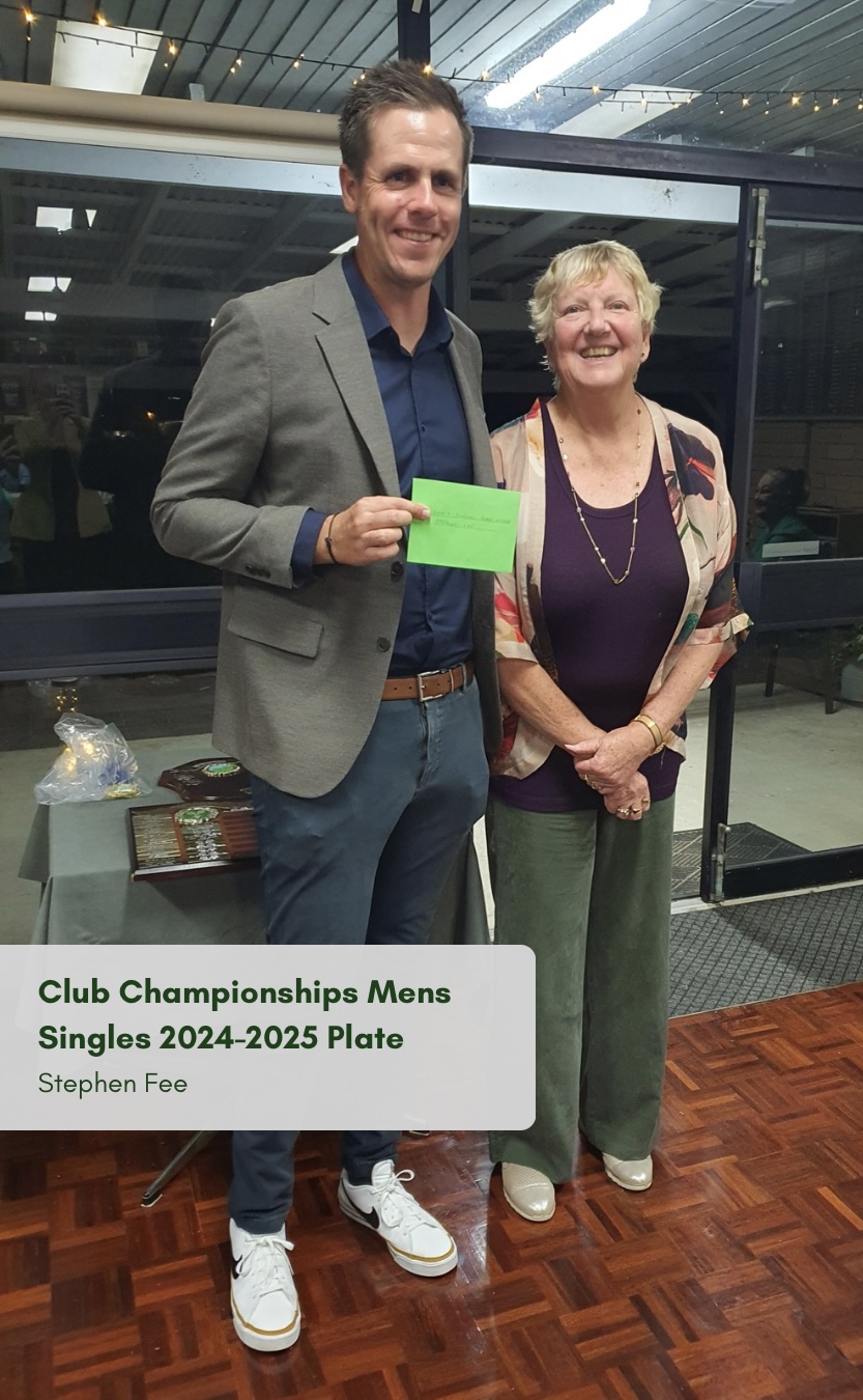 Mens Singles Plate