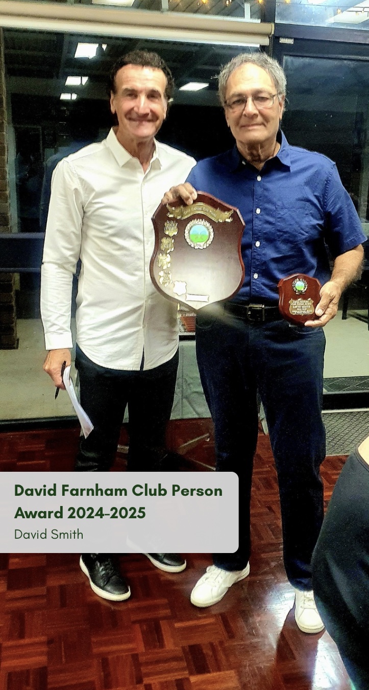 David Farnham Club Person Award