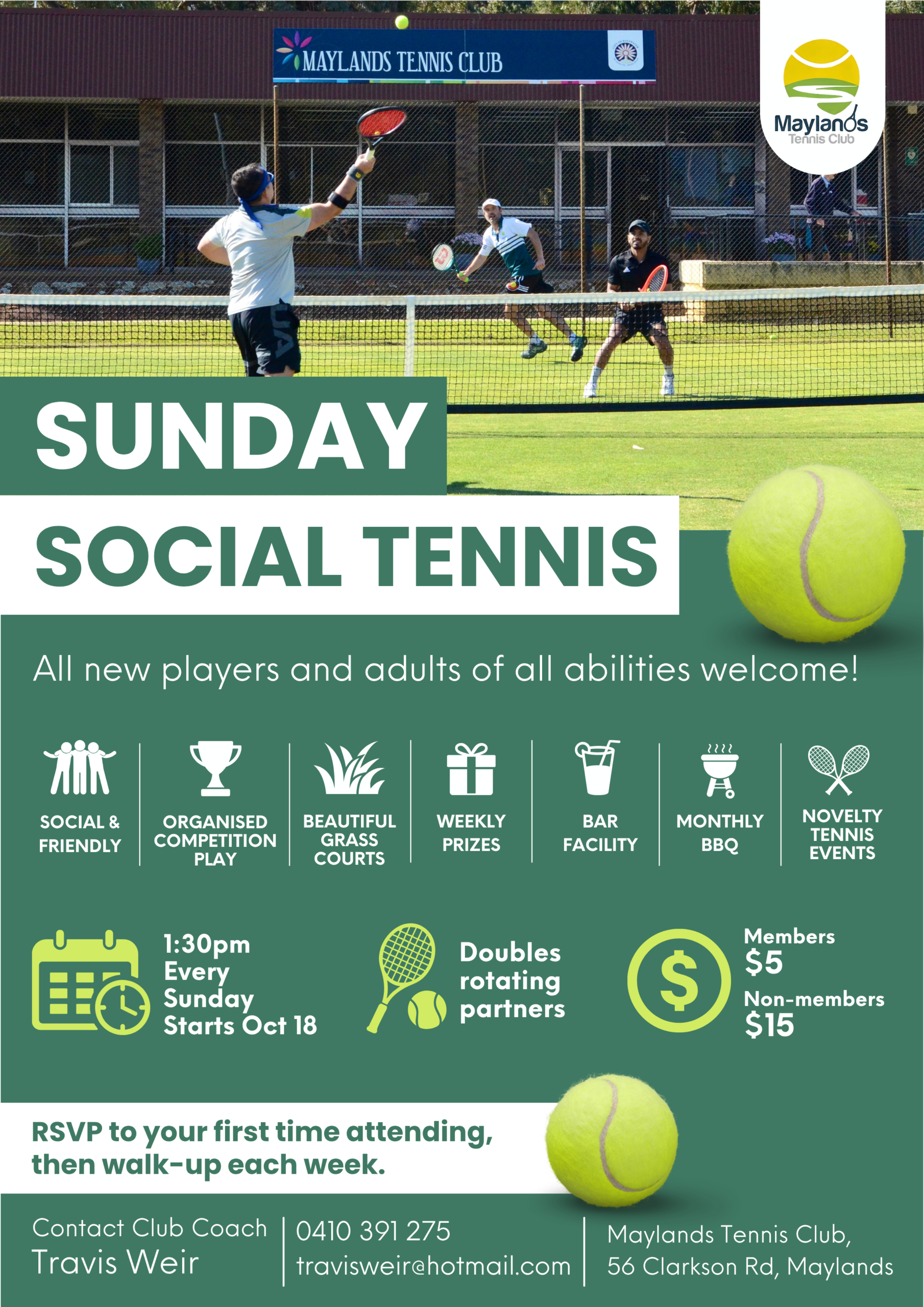 Sunday Social Tennis