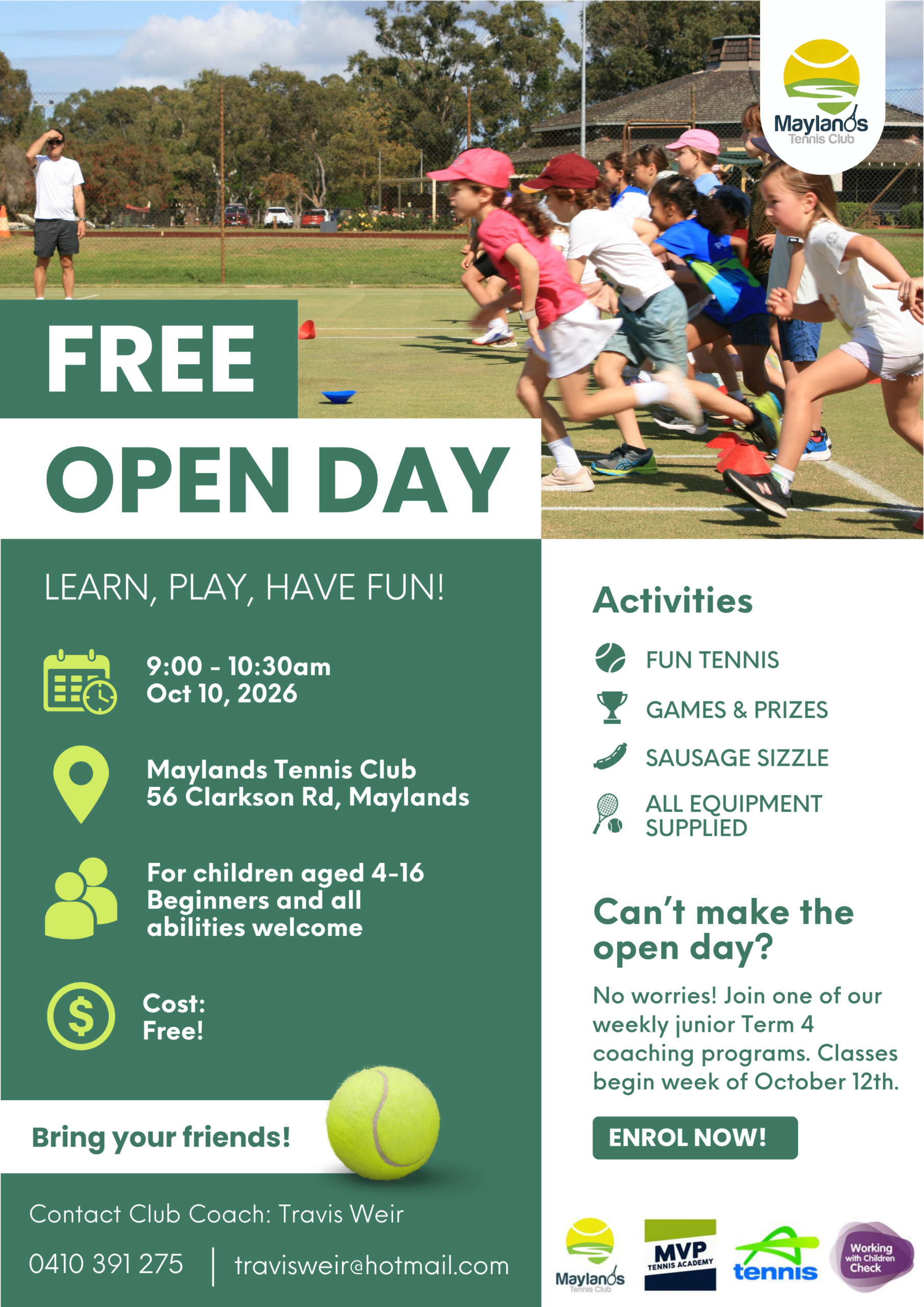 Kids Open Day 2026